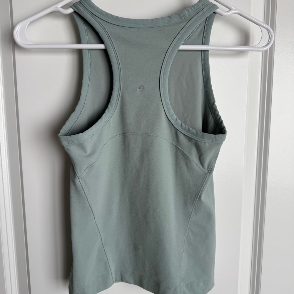 lululemon athletica Align waist length racerback Green Tank Top - Picture 2 of 3